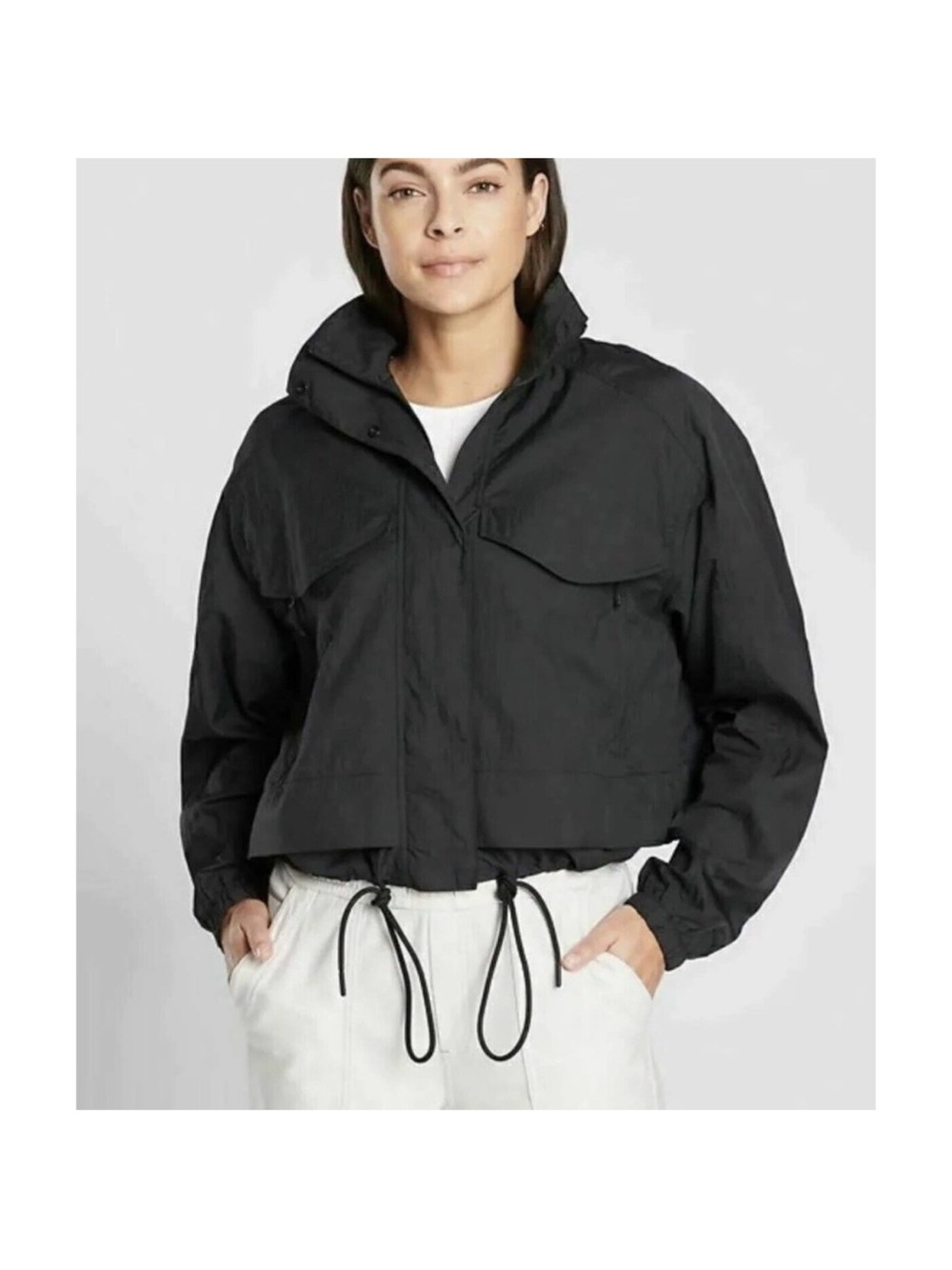 Athleta Canopy Cropped Parachute Jacket